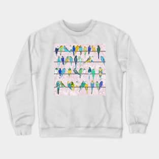 Get your Budgies in a Row Paper Cut Out Crewneck Sweatshirt